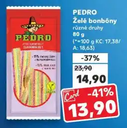 Kaufland PEDRO Želé bonbóny nabídka