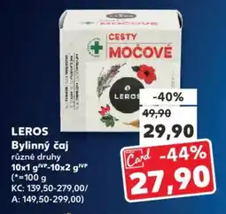Kaufland LEROS Bylinný čaj nabídka