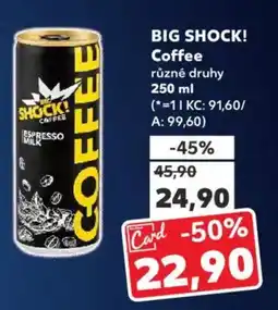 Kaufland BIG SHOCK! Coffee nabídka