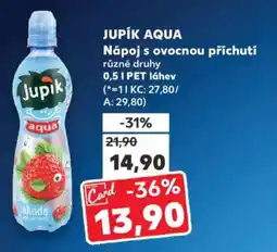 Kaufland JUPÍK AQUA Nápoj s ovocnou příchutí nabídka