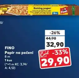Kaufland FINO Papír na pečení nabídka