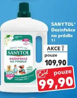 Kaufland SANYTOL Dezinfekce na prádlo nabídka