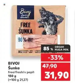 Kaufland BIVOJ Šunka nabídka