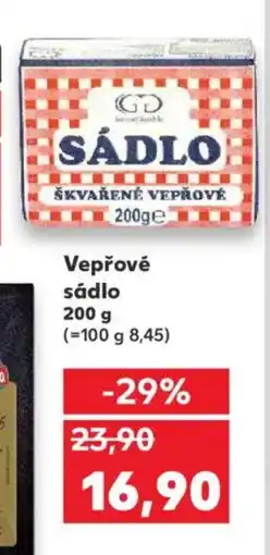 Kaufland Vepřové sádlo nabídka