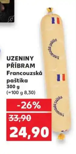 Kaufland UZENINY PŘÍBRAM Francouzská paštika nabídka
