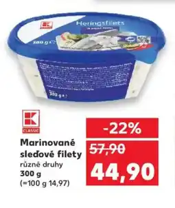 Kaufland Marinované sledové filety nabídka