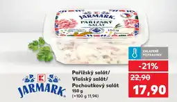 Kaufland Pařížský salát/ vlašský salát/ pochoutkový salát nabídka