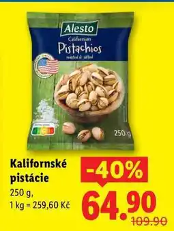 Lidl Kalifornské pistácie, 250 g nabídka