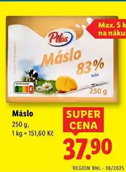 Lidl Máslo, 250 g nabídka