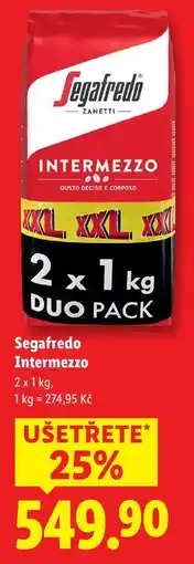 Lidl Segafredo Intermezzo, 2x 1 kg nabídka