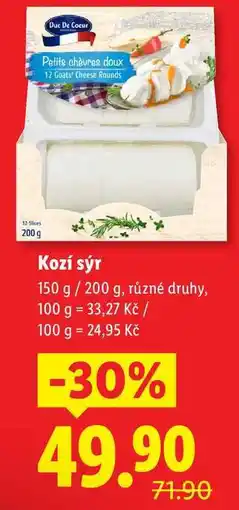 Lidl Kozí sýr, 150 g/200 g nabídka