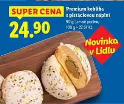 Lidl Premium kobliha s pistáciovou náplní, 90 g nabídka