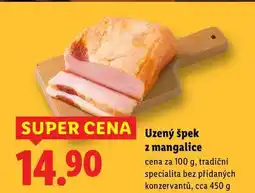 Lidl Uzený špek z mangalice, cena za 100 g nabídka