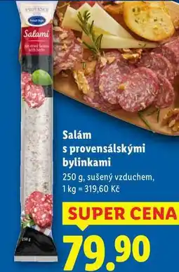 Lidl Salám s provensálskými bylinkami, 250 g nabídka
