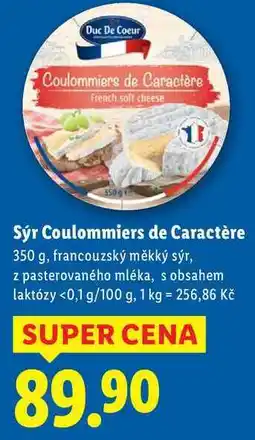 Lidl Sýr Coulommiers de Caractère, 350 g nabídka