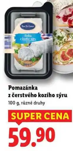 Lidl Pomazánka z čerstvého kozího sýru, 100 g nabídka