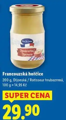 Lidl Francouzská hořčice, 200 g nabídka