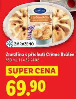 Lidl Zmrzlina s příchutí Crème Brûlée, 850 ml nabídka