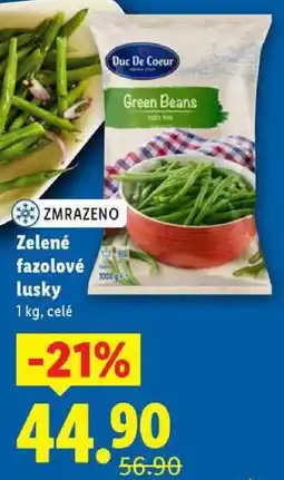 Lidl Zelené fazolové lusky, 1 kg nabídka
