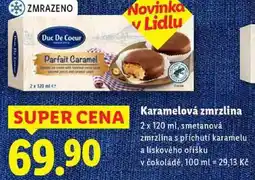 Lidl Karamelová zmrzlina, 2x 120 ml nabídka