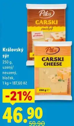 Lidl Královský sýr, 250 g nabídka