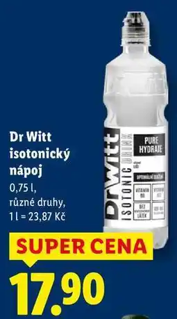 Lidl Dr Witt isotonický nápoj, 0,75 l nabídka
