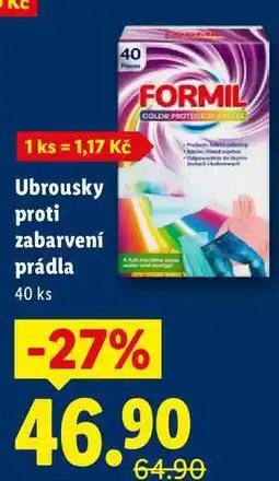 Lidl Ubrousky proti zabarvení prádla, 40 ks nabídka