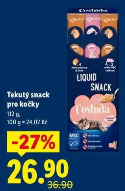 Lidl Tekutý snack pro kočky, 112 g nabídka