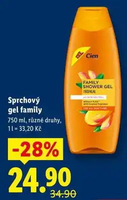Lidl Sprchový gel family, 750 ml nabídka