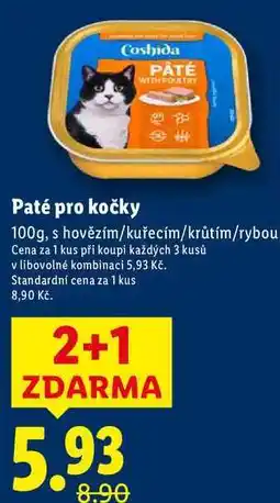 Lidl Paté pro kočky, 100 g nabídka