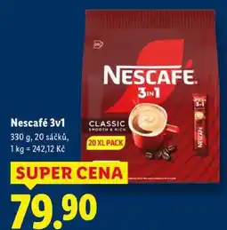 Lidl Nescafé 3v1, 330 g nabídka