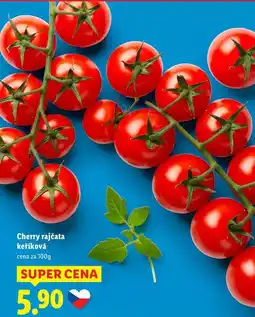 Lidl Cherry rajčata keříková, cena za 100 g nabídka