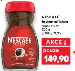 Kaufland NESCAFÉ Instantní káva nabídka