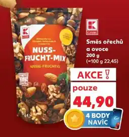 Kaufland Směs ořechů a ovoce nabídka