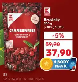 Kaufland Brusinky nabídka