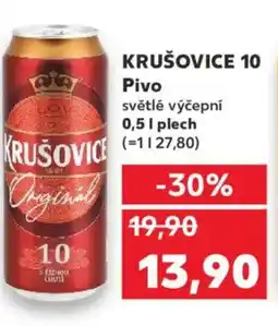 Kaufland KRUŠOVICE 10 Pivo nabídka