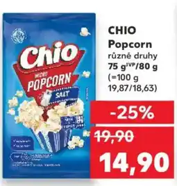 Kaufland CHIO Popcorn nabídka