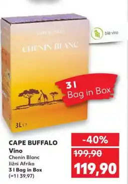 Kaufland CAPE BUFFALO Víno nabídka
