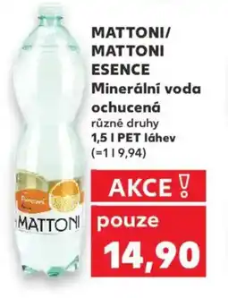 Kaufland MATTONI/ MATTONI Essence Minerální voda ochucená nabídka