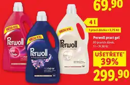 Lidl Perwoll prací gel, 80 pracích dávek nabídka