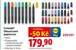 Lidl Crelando Oboustranné popisovače nabídka
