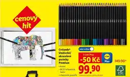 Lidl Crelando Umělecké/akvarelové pastelky Premium nabídka