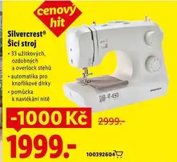 Lidl Silvercrest Šicí stroj nabídka