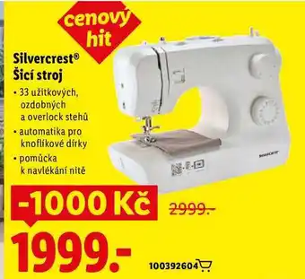 Lidl Silvercrest Šicí stroj nabídka