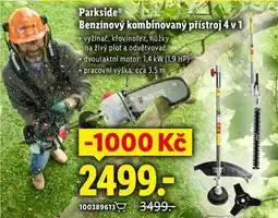 Lidl Parkside Benzínový kombinovaný přístroj 4 v 1 nabídka