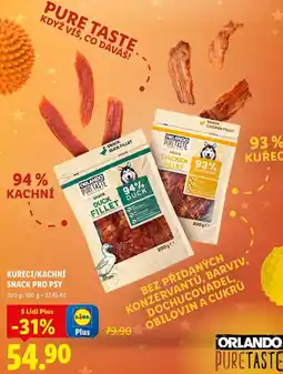 Lidl KUŘECÍ/KACHNÍ SNACK PRO PSY, 200 g nabídka