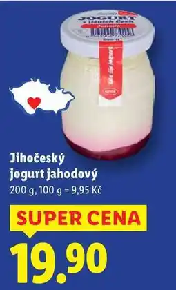 Lidl Jihočeský jogurt jahodový, 200 g nabídka
