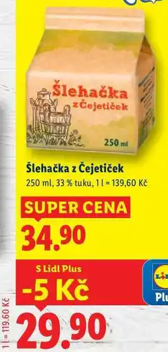 Lidl Šlehačka z Čejetiček, 250 ml nabídka
