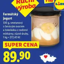 Lidl Farmářský jogurt, 330 g nabídka