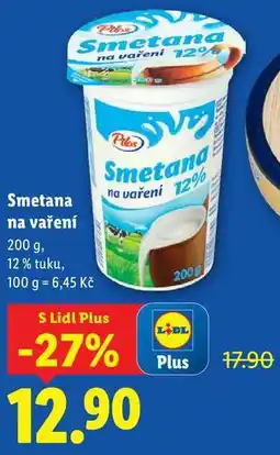 Lidl Smetana na vaření, 200 g nabídka